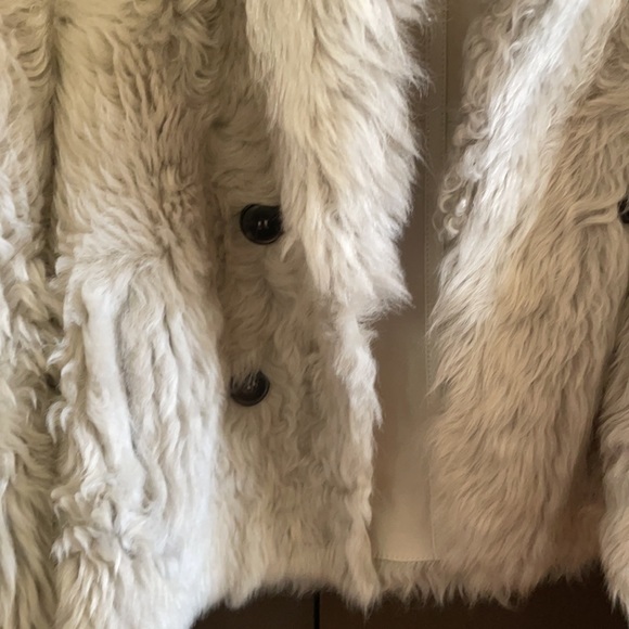 NWT Yves Saloman leather and shearling reversible jacket. - Picture 7 of 15